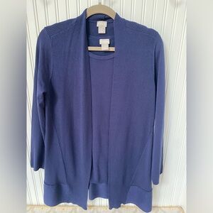 Chico's Elegant Navy sweater set